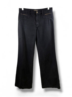 See by Chloe Wide Leg Jeans in Black Size 8